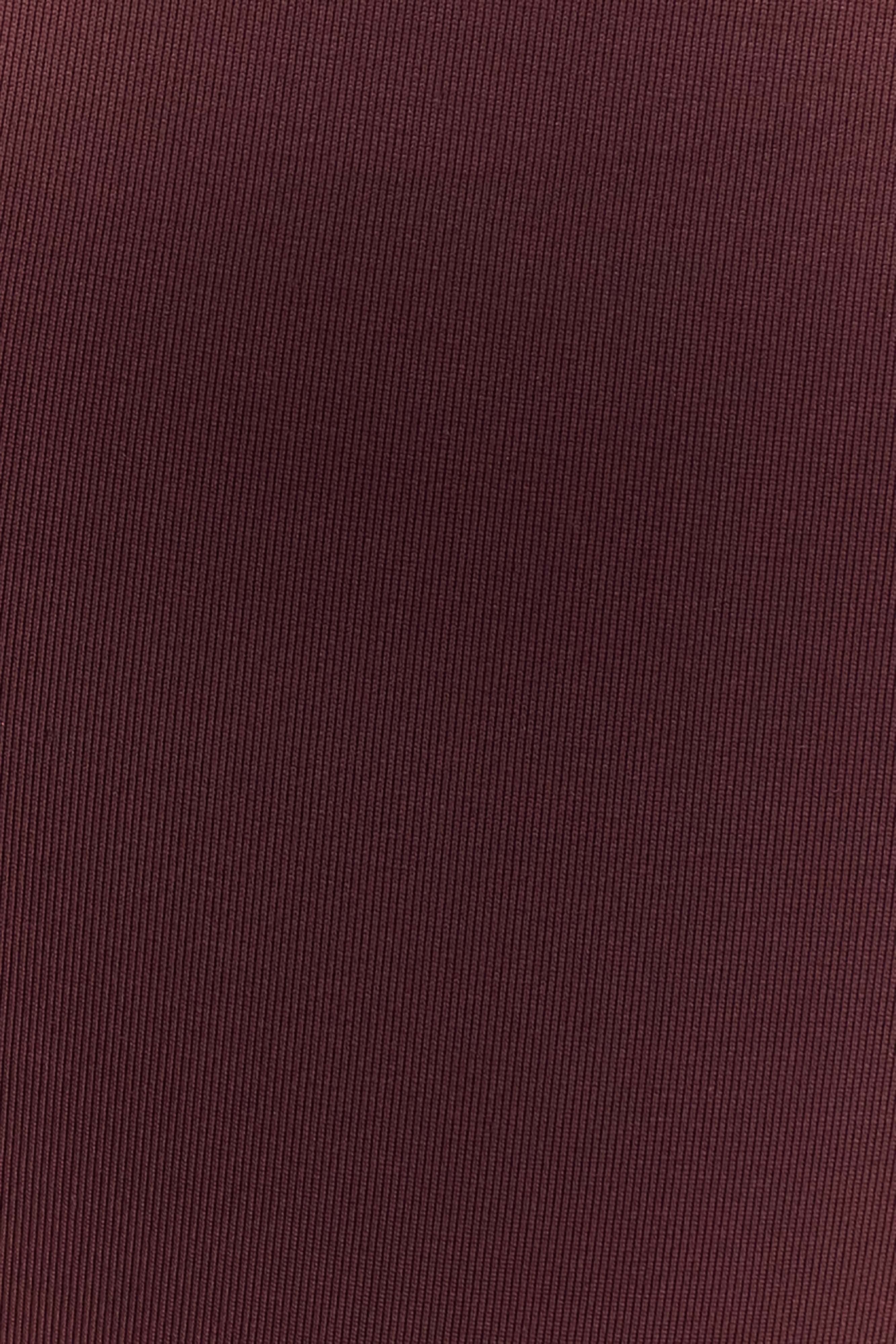 Rosmunda Ruched Bikini Top - Chocolate