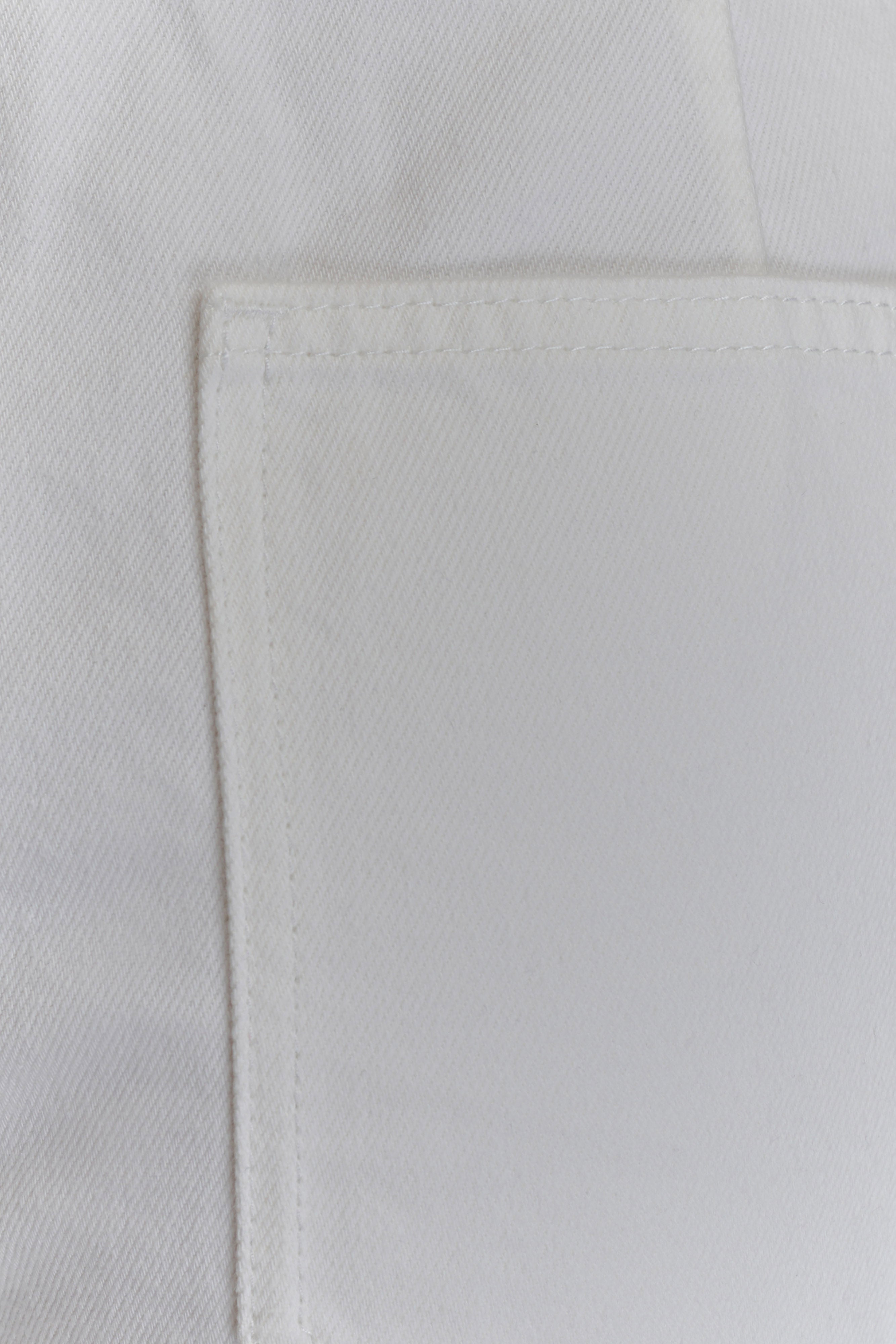 Caitlin Mid Rise Denim Jeans - White