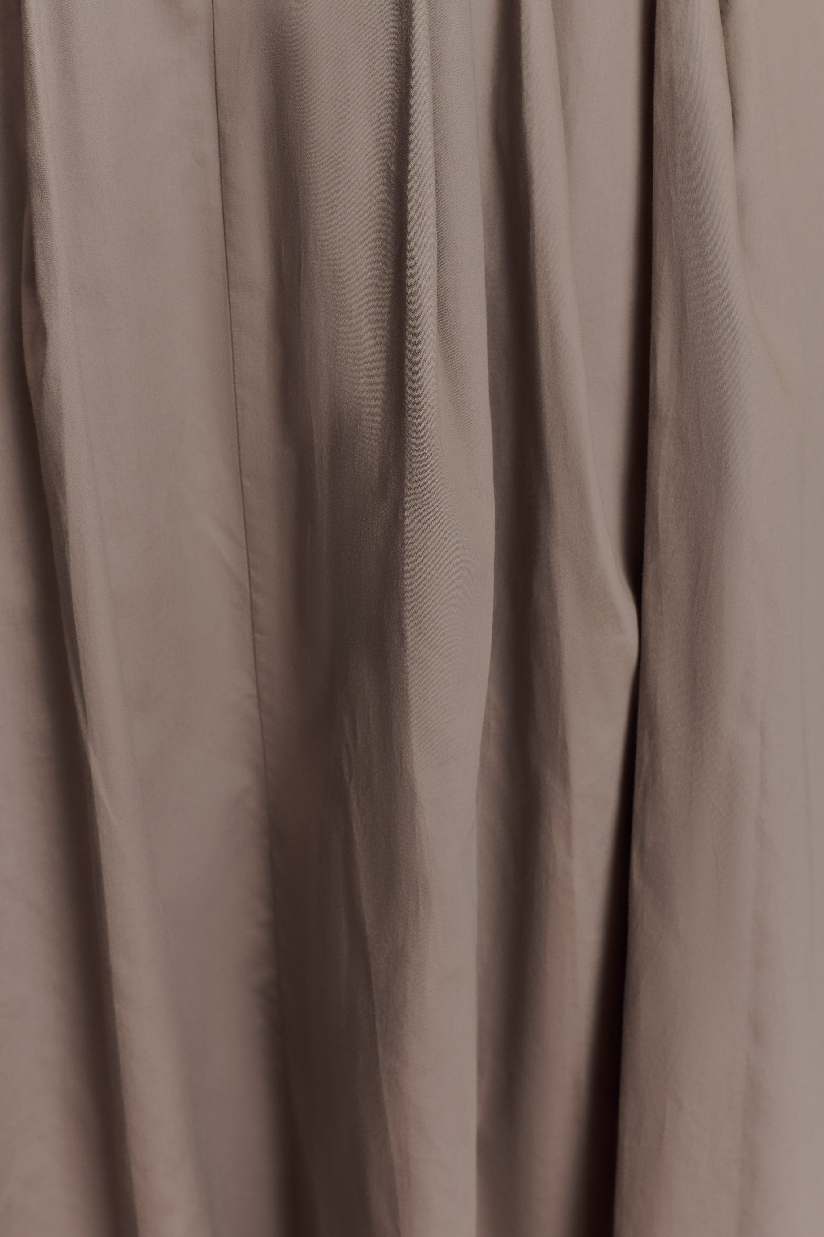 Mae A-Line Midi Skirt - Pebble Brown