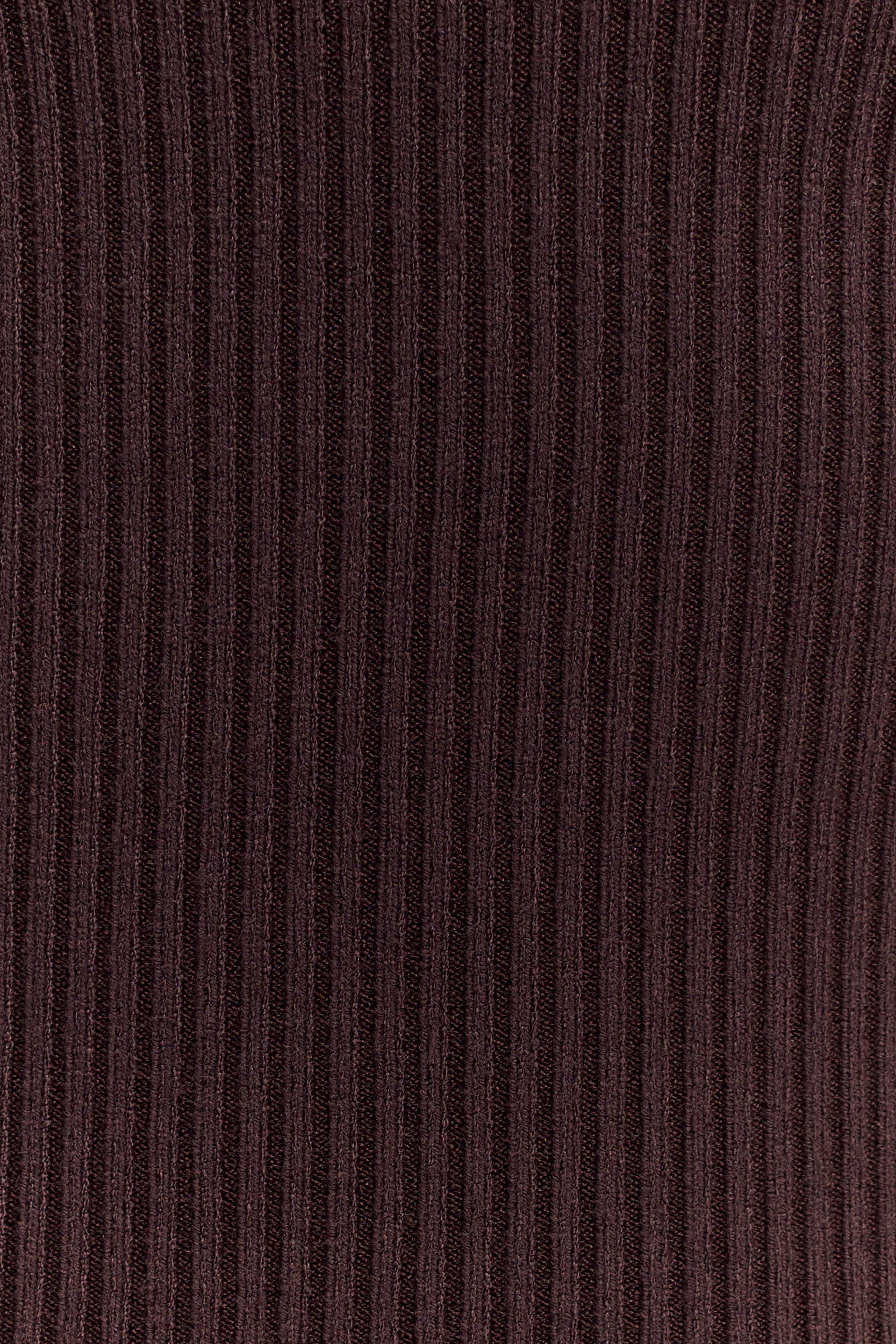 Natalya Ribbed Knit Cami Top - Dark Chocolate