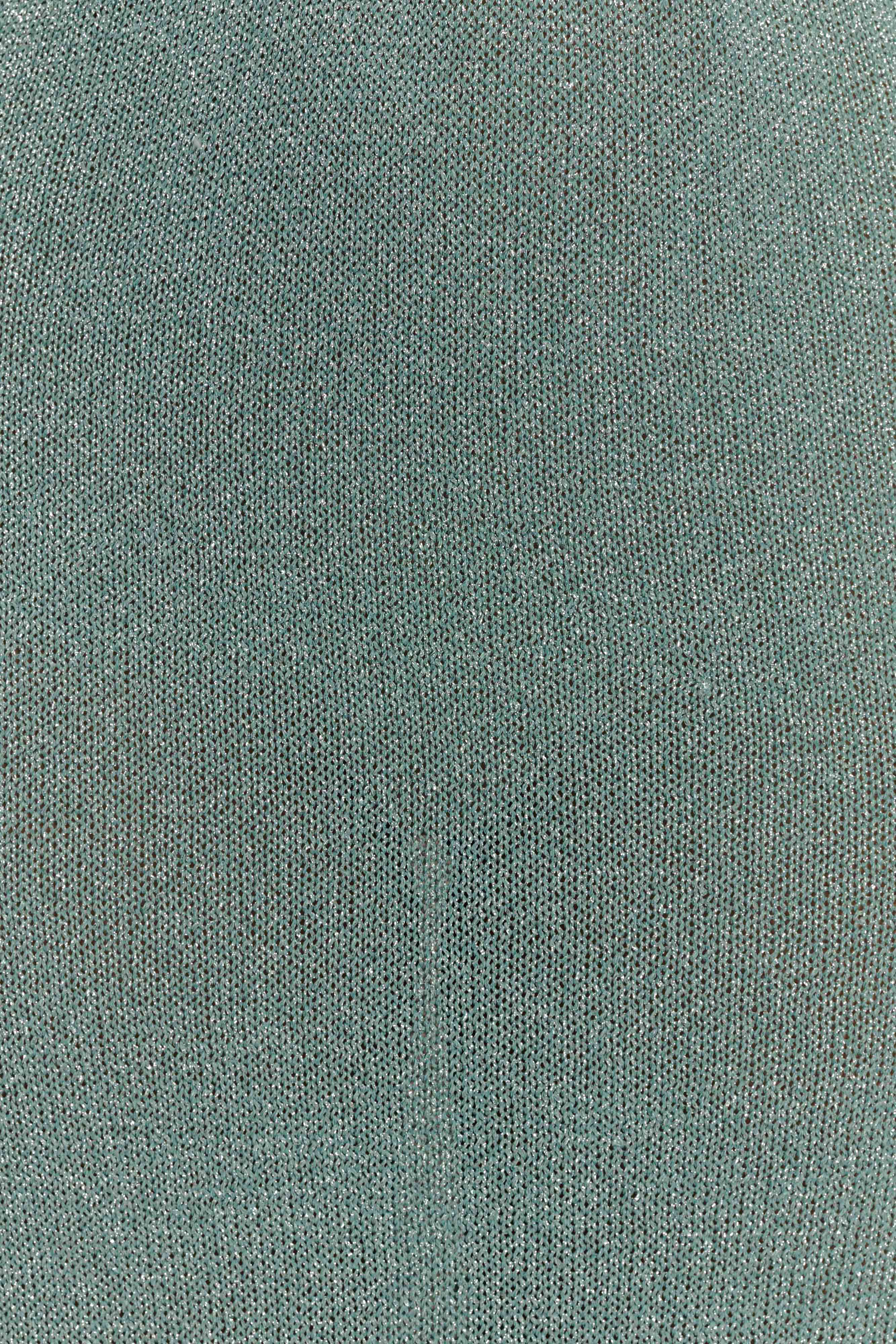 Gracelyn Twisted Metallic Knit Maxi Dress - Aqua