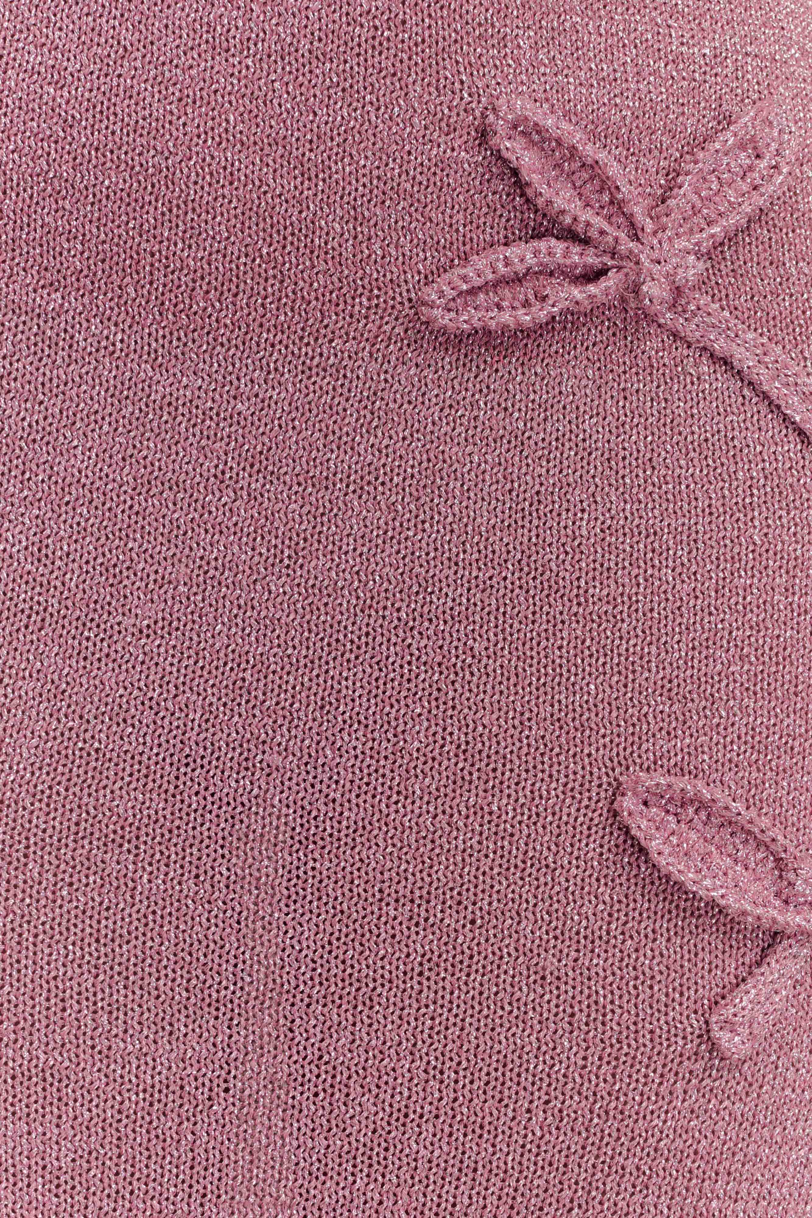 Celestino Floral Metallic Knit Maxi Dress - Pink