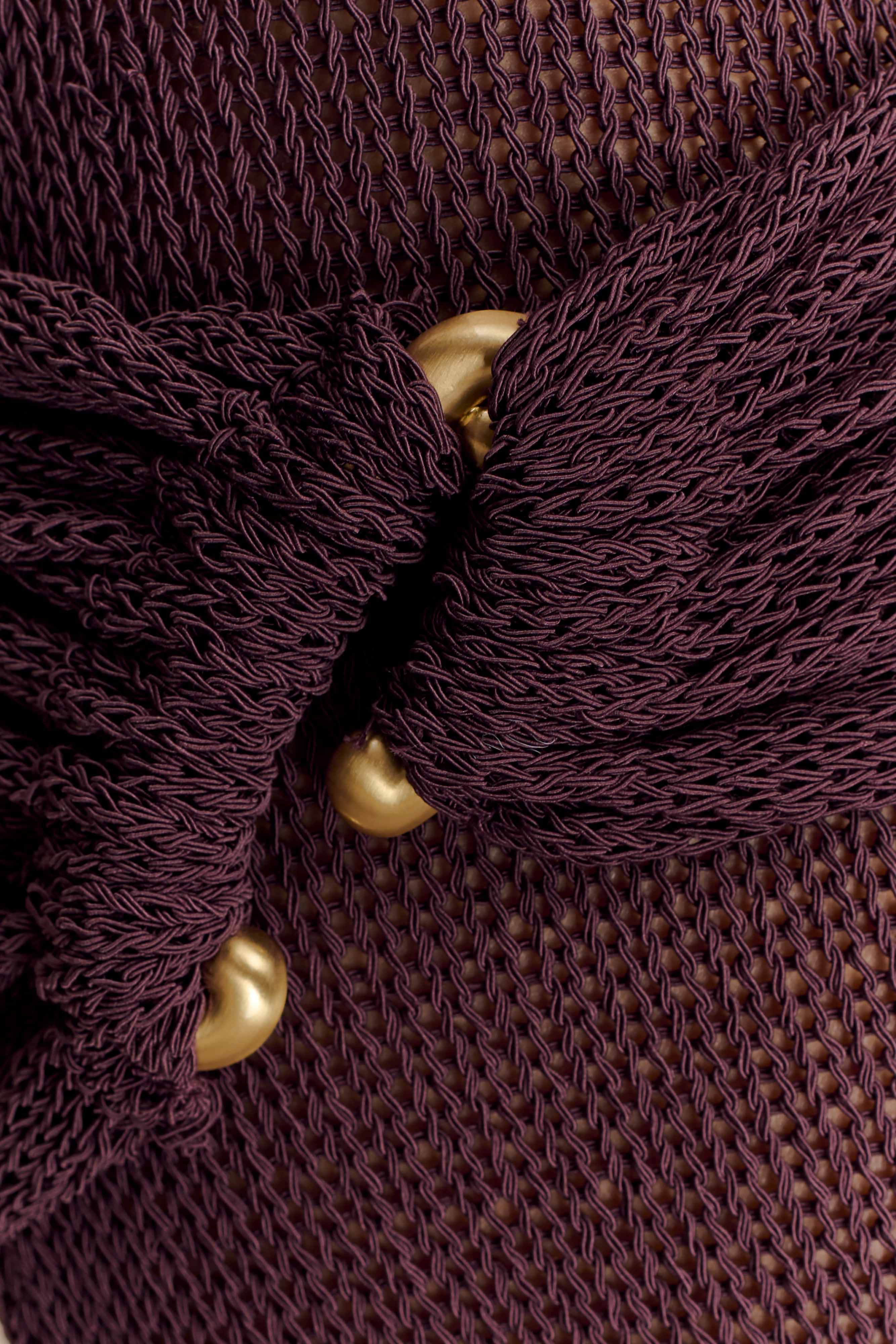 Reece Halter Knit Maxi Dress - Chocolate