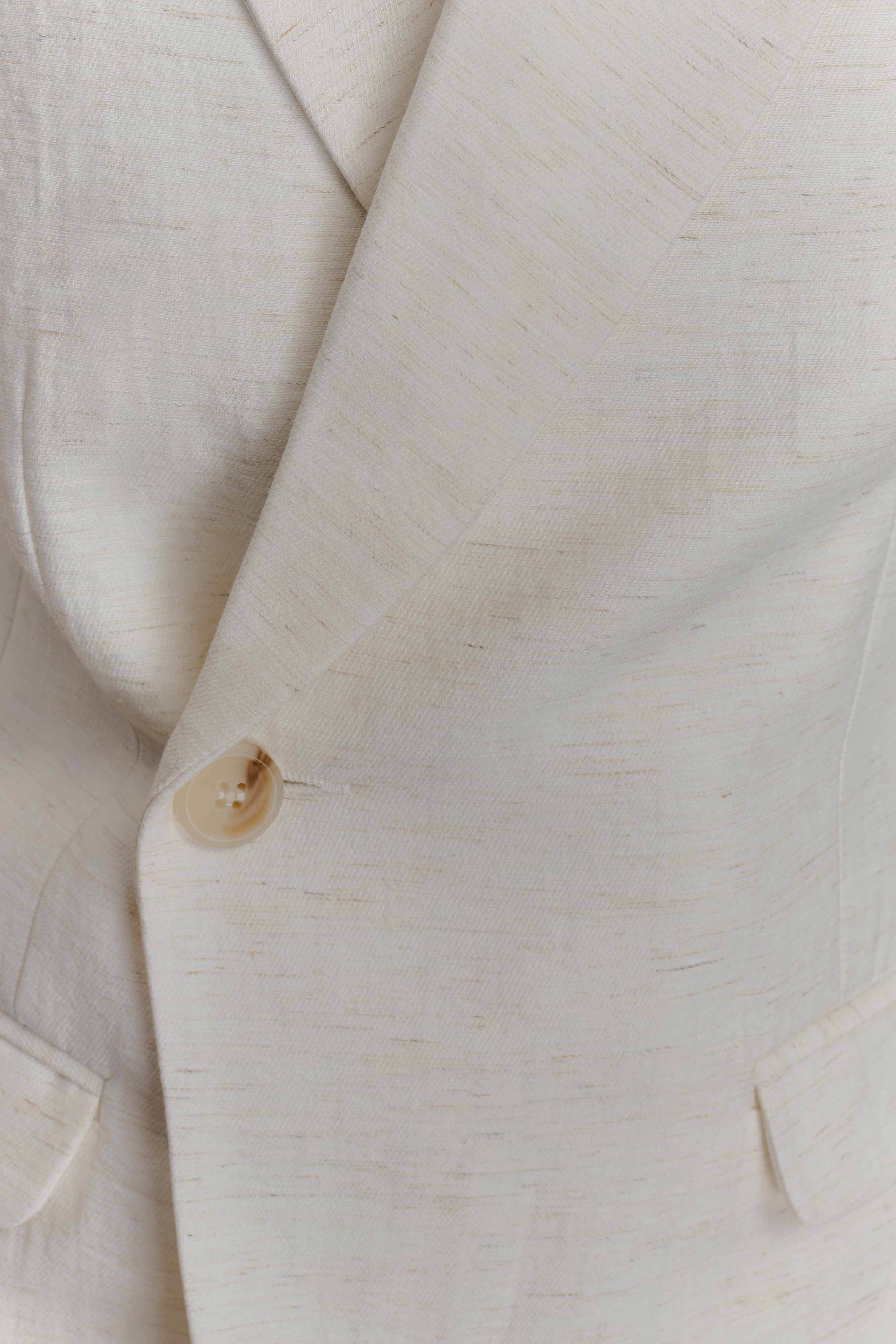 Jameson Cinched Linen Blazer - Oat Marle