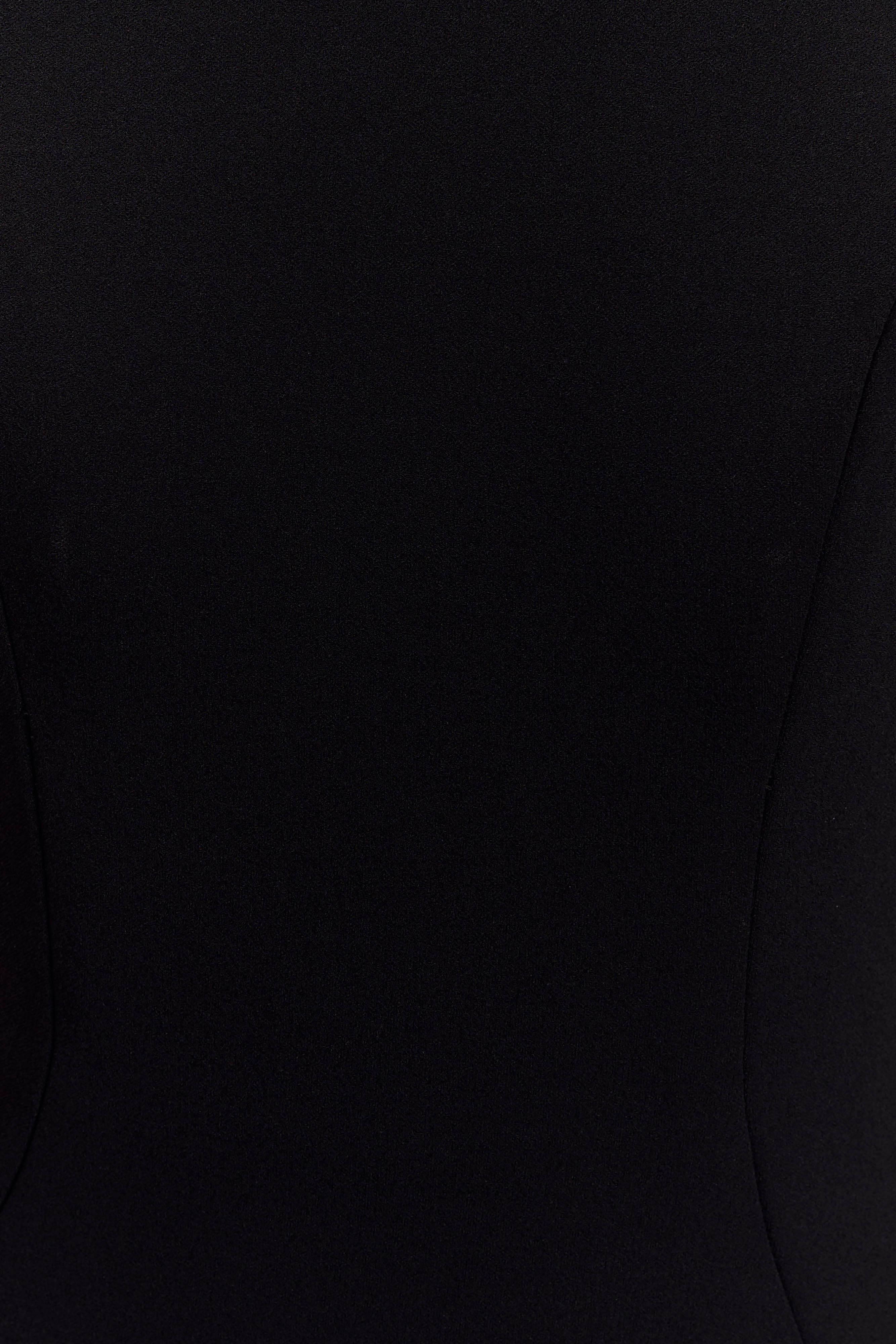 Milena One Shoulder Crepe Maxi Dress - Black