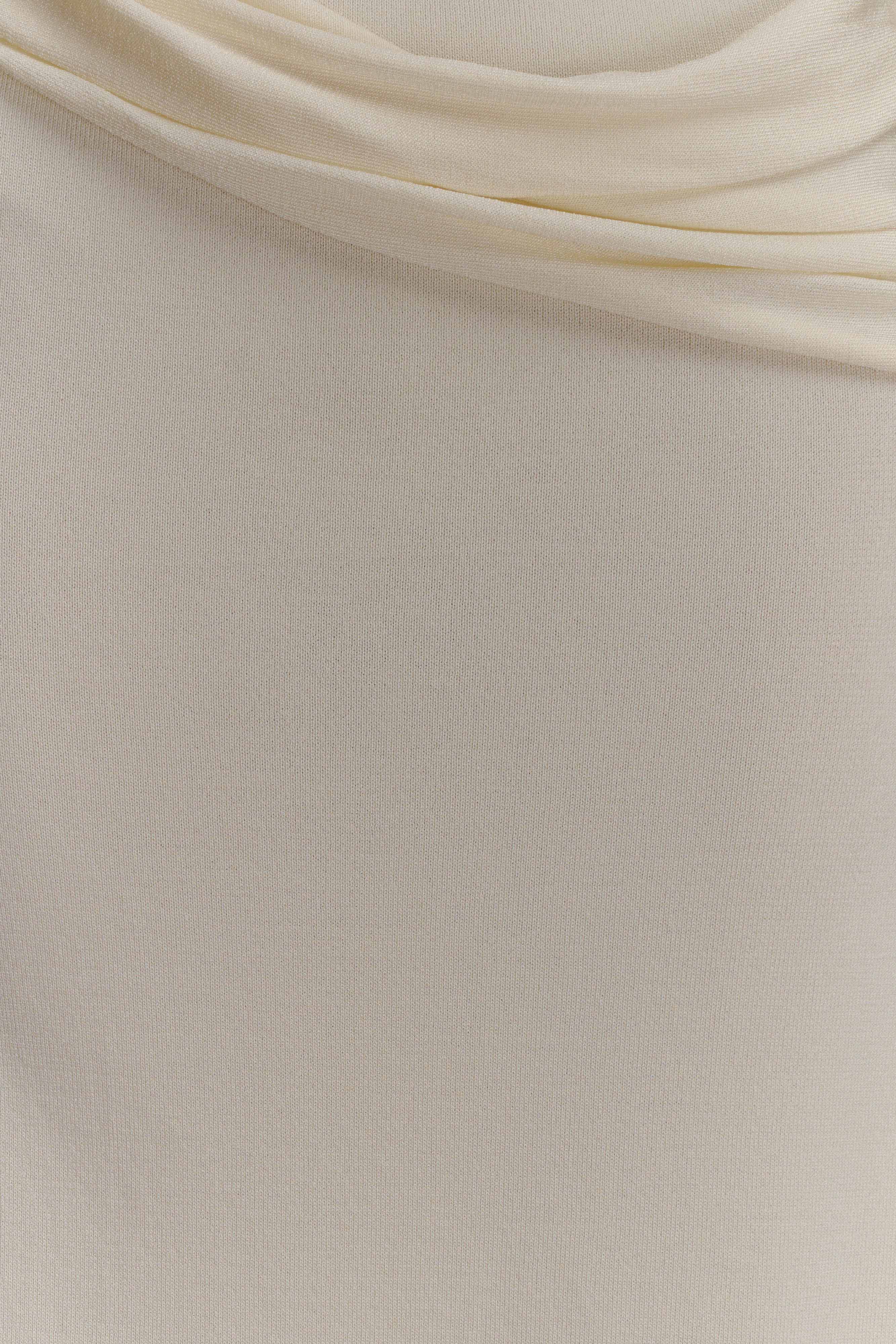 Bowie Low Rise Knit Maxi Skirt - Ivory