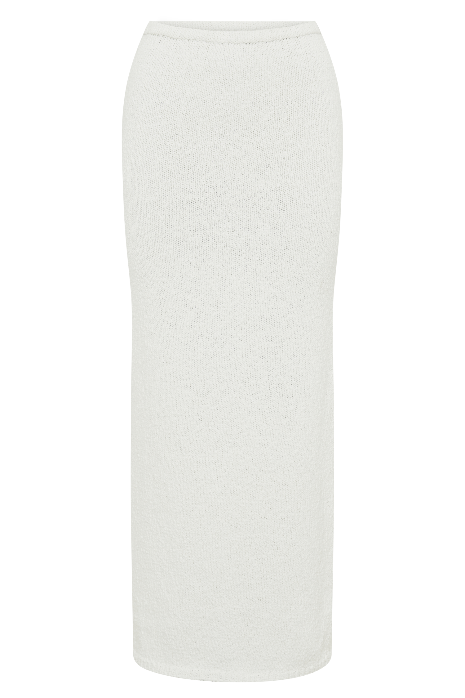 Moira Boucle Maxi Skirt - White