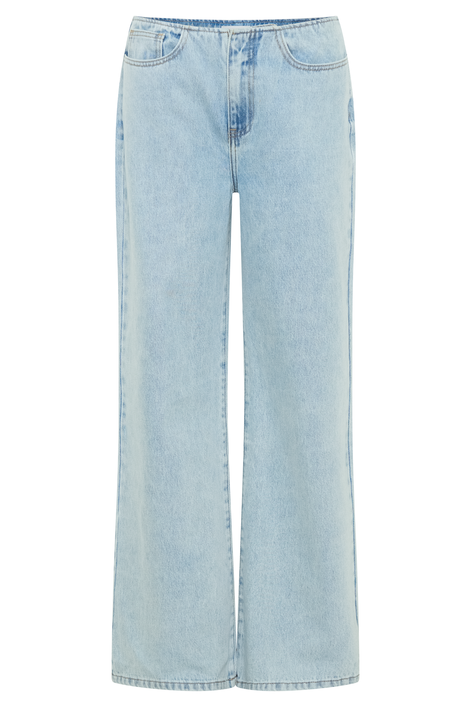 Caitlin Mid Rise Denim Jeans - Light Blue