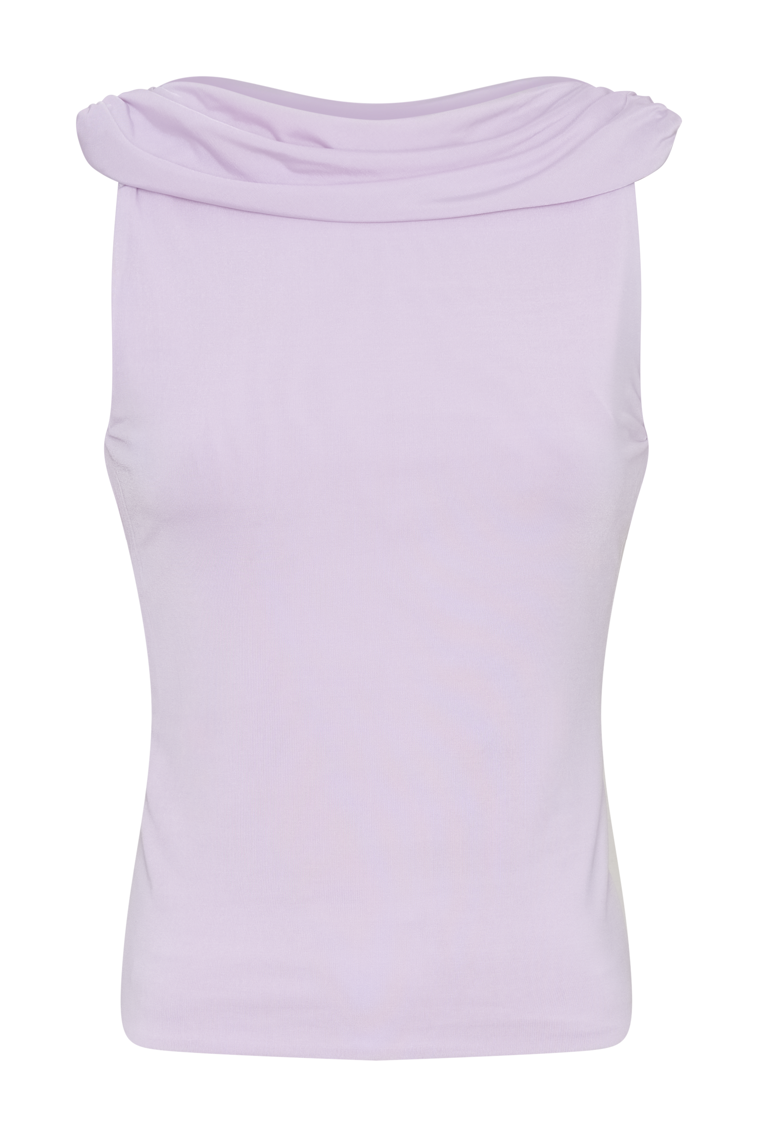 Bridget Slinky Cowl Back Top - Dusty Lilac