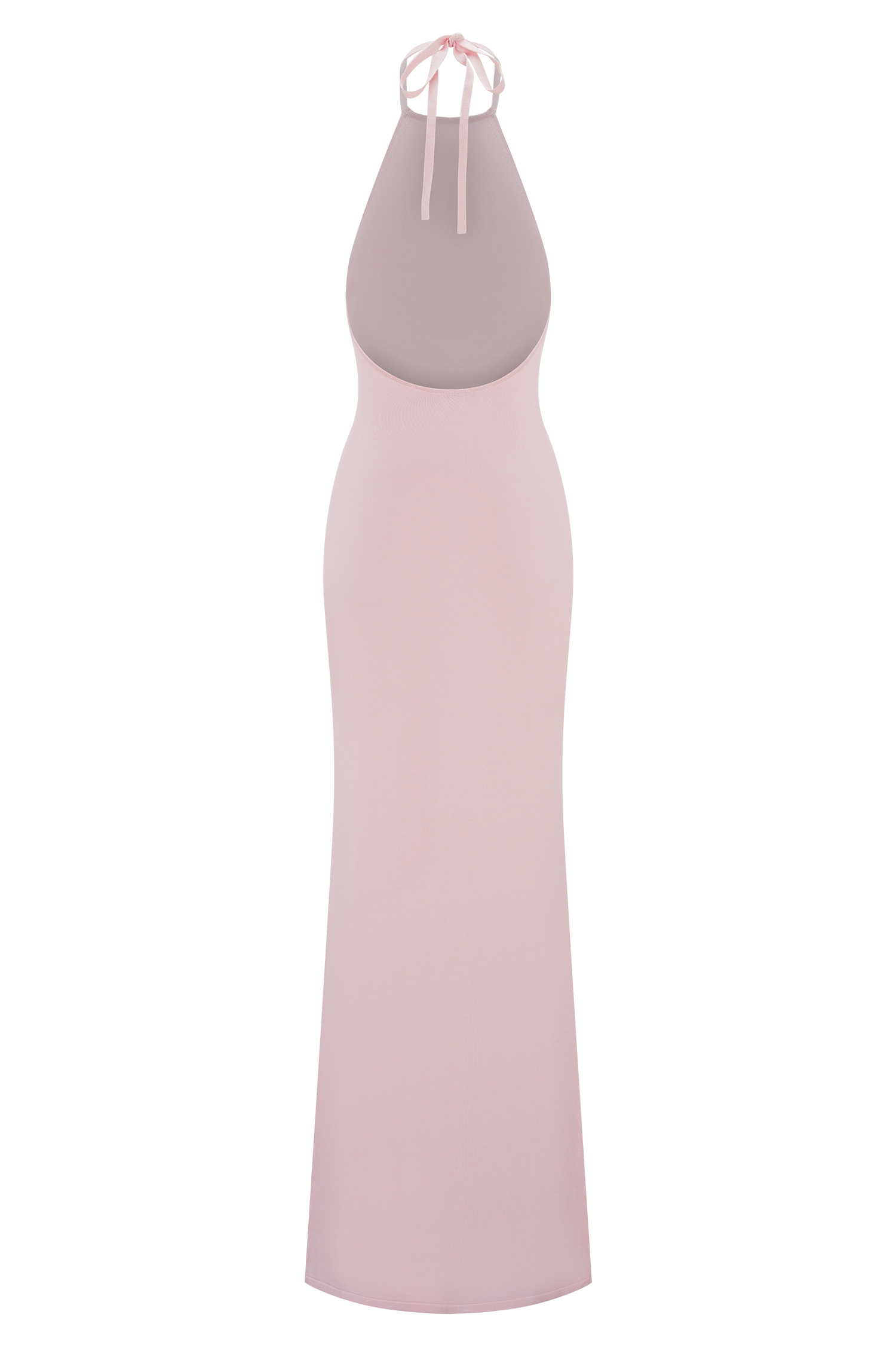 Brock Knit Halter Maxi Dress - Baby Pink