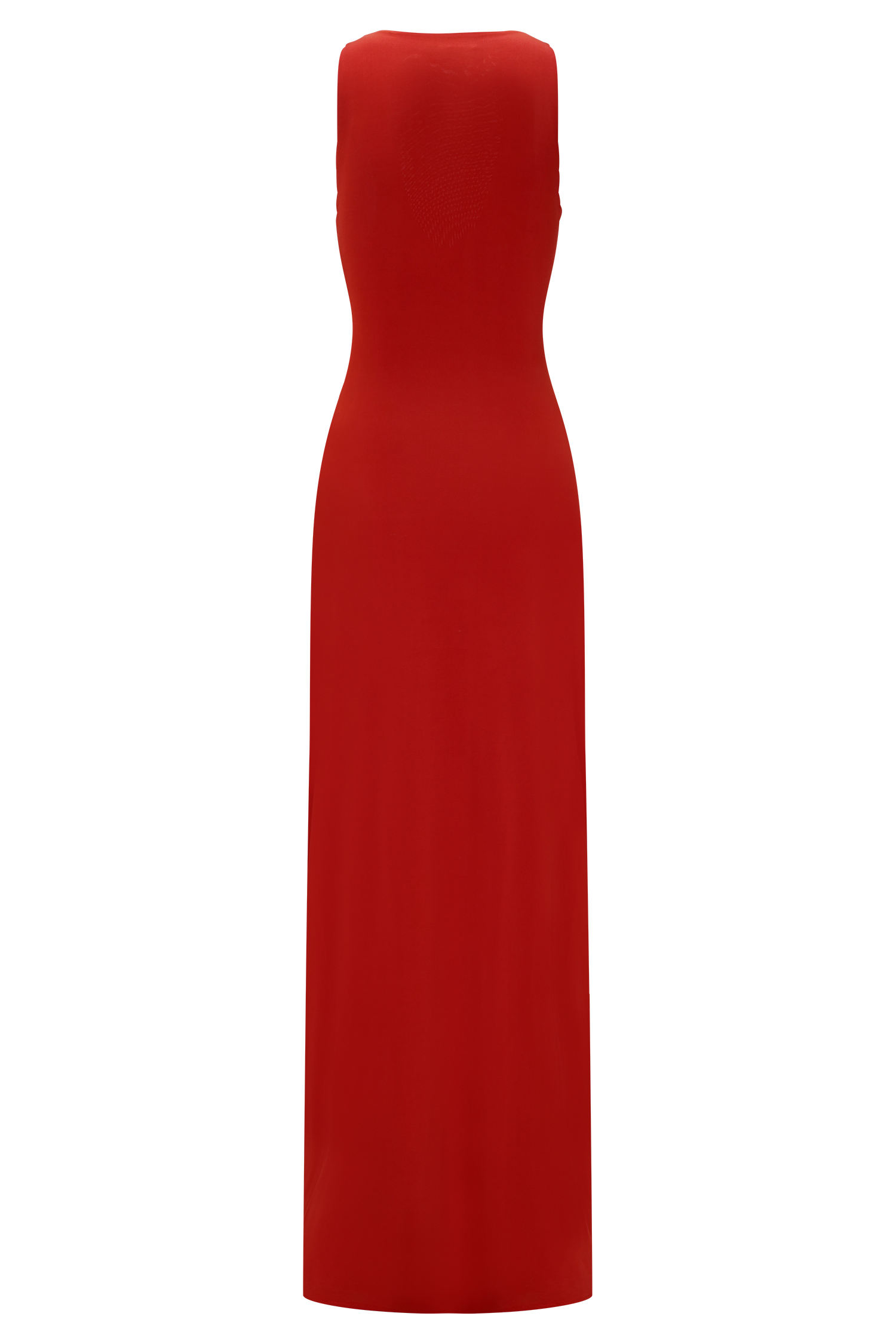 Kaiden Slinky Beaded Maxi Dress - Desert Red