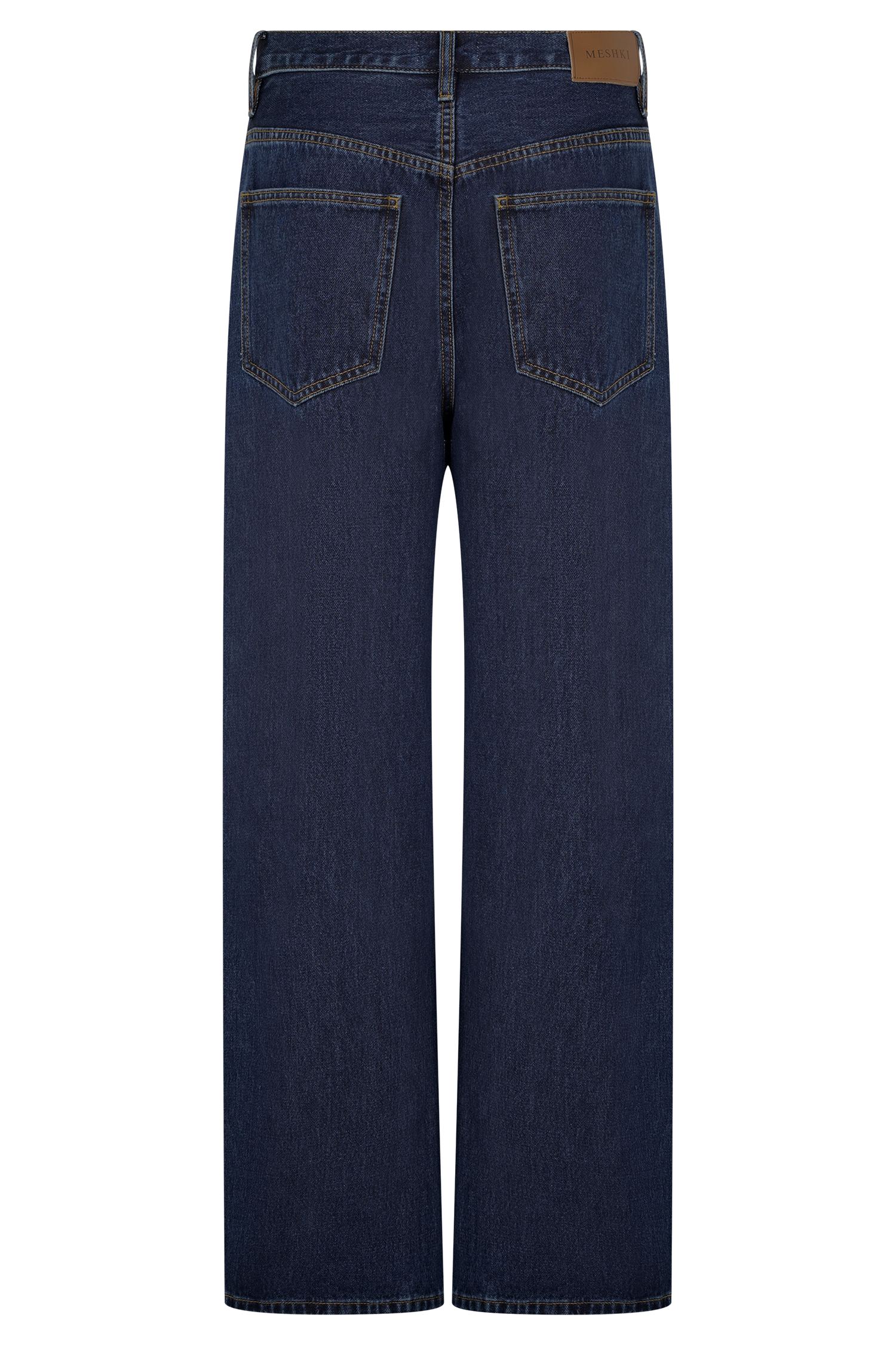 Laina Mid Rise Diamante Denim Jeans - Midnight Blue