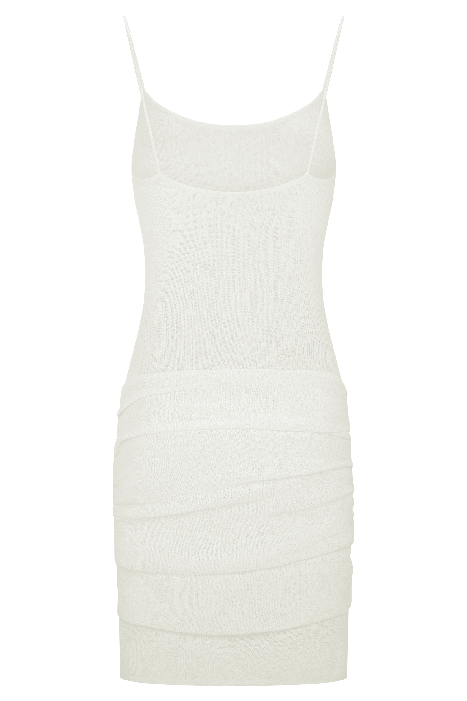 Laurie Twist Knit Mini Dress - Ivory