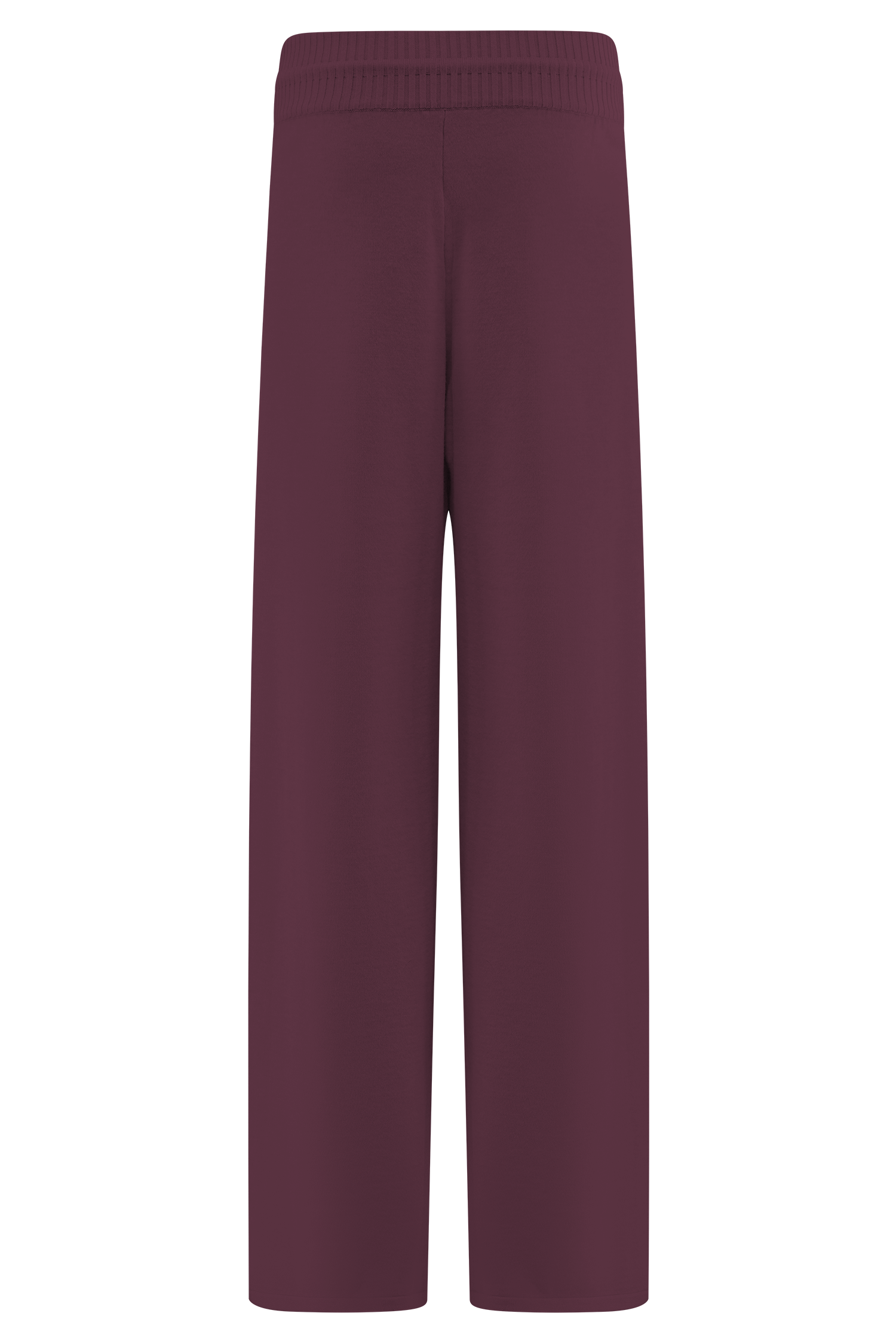 Natalya Knit Wide Leg Pants - Merlot