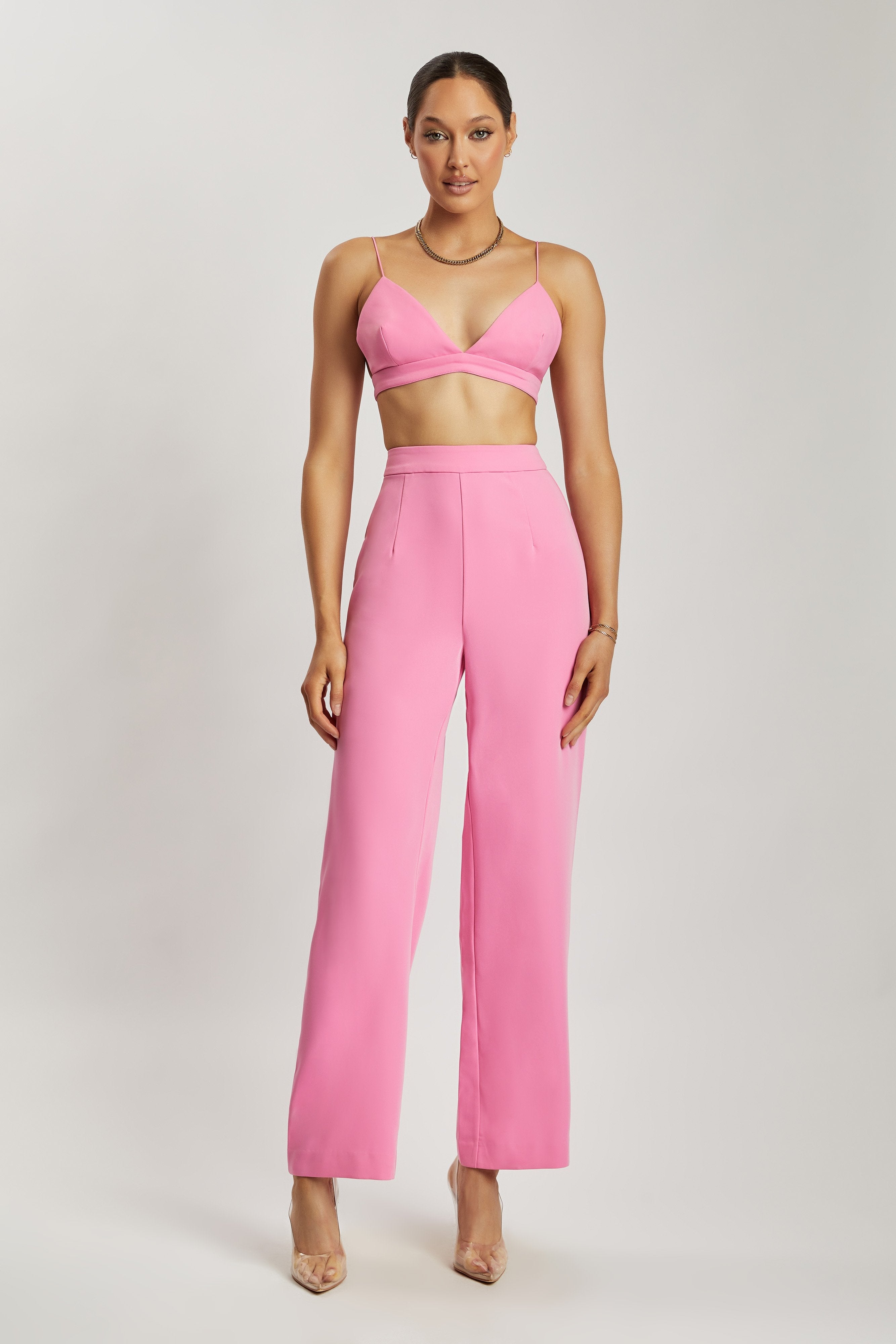Cynthia Triangle Bralette - Pink