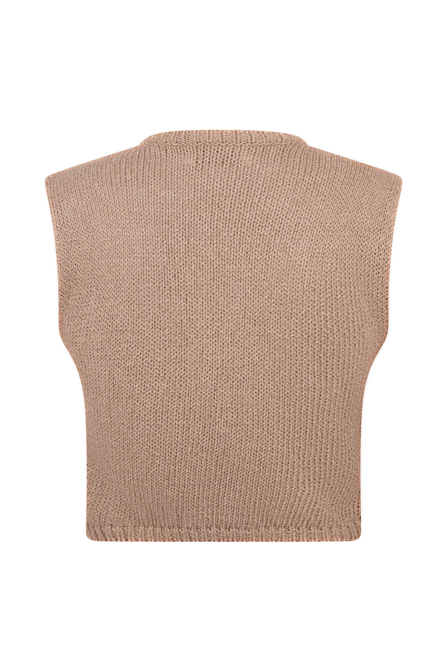 Sloane Overlay Knit Top - Latte